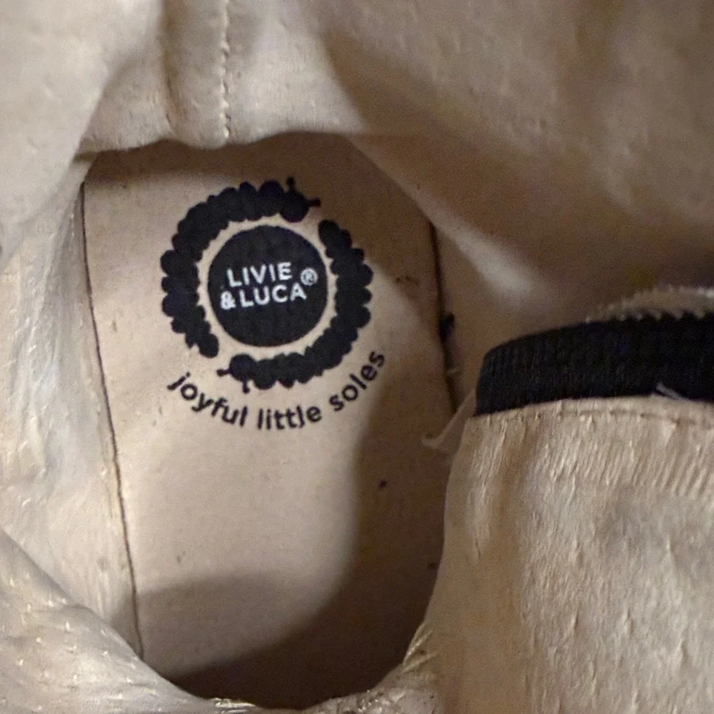 Livie & Luca Black Boots with Brown Sole